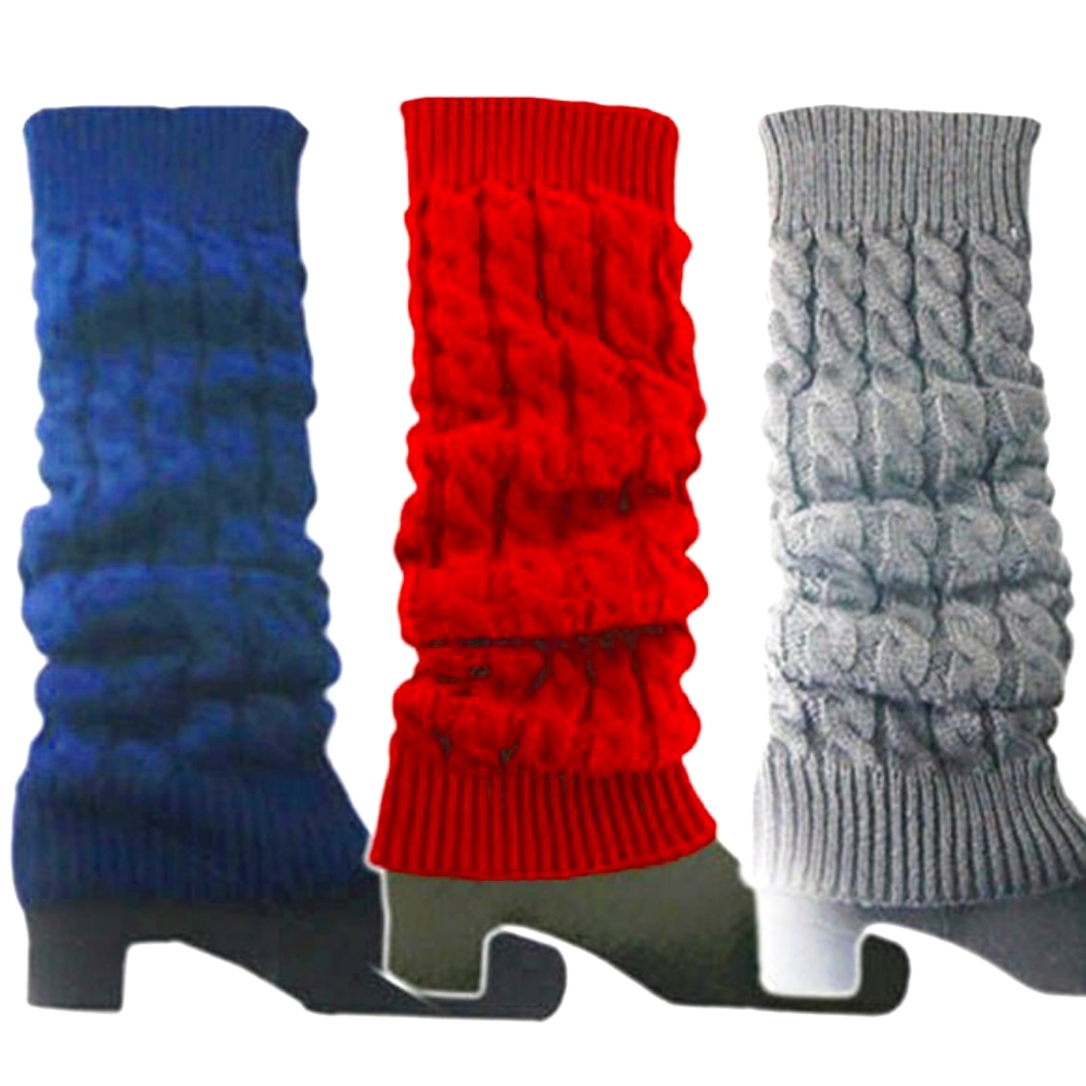Fashion Knitted Crochet Winter Leg Warmers